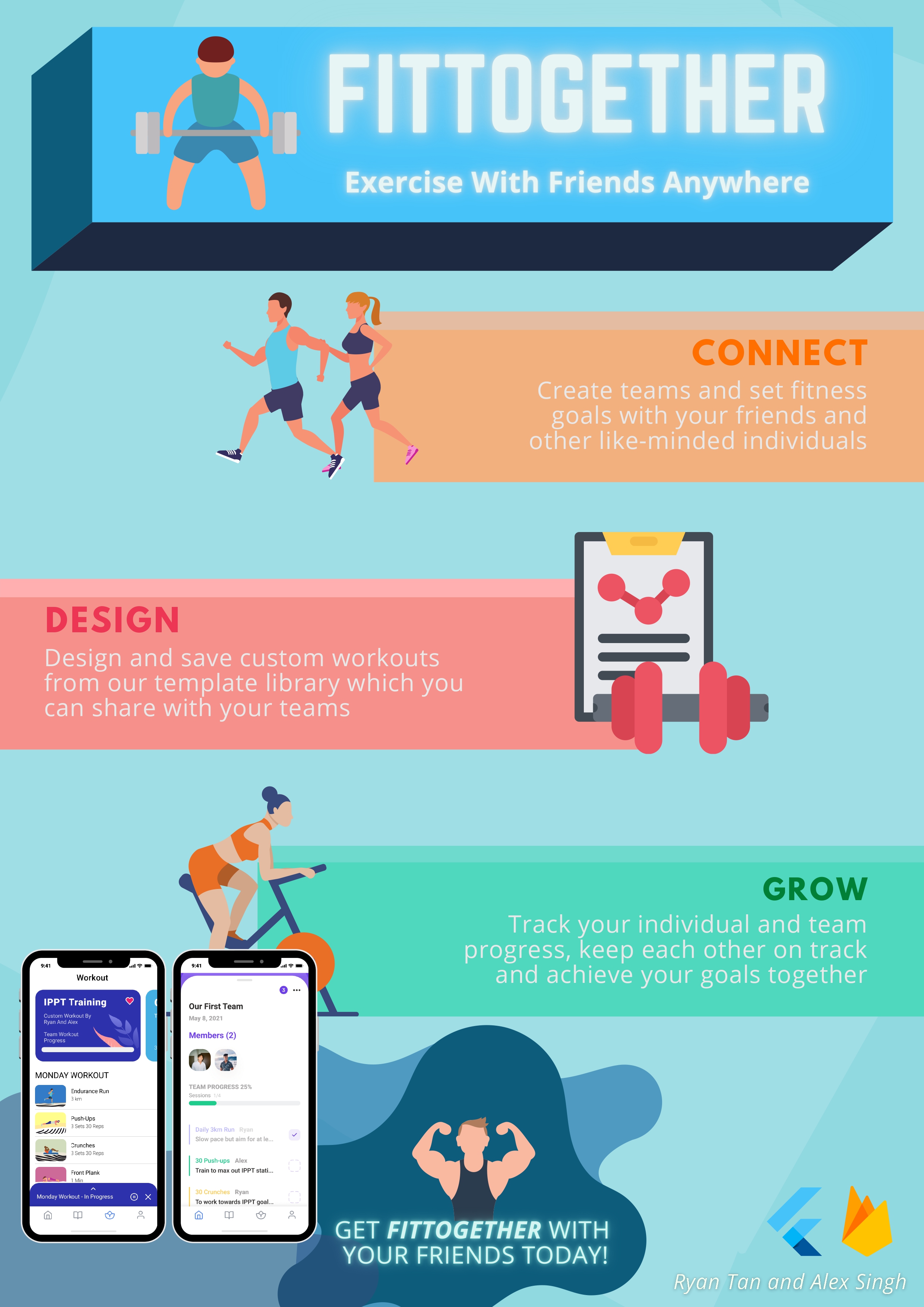 FitTogether project poster