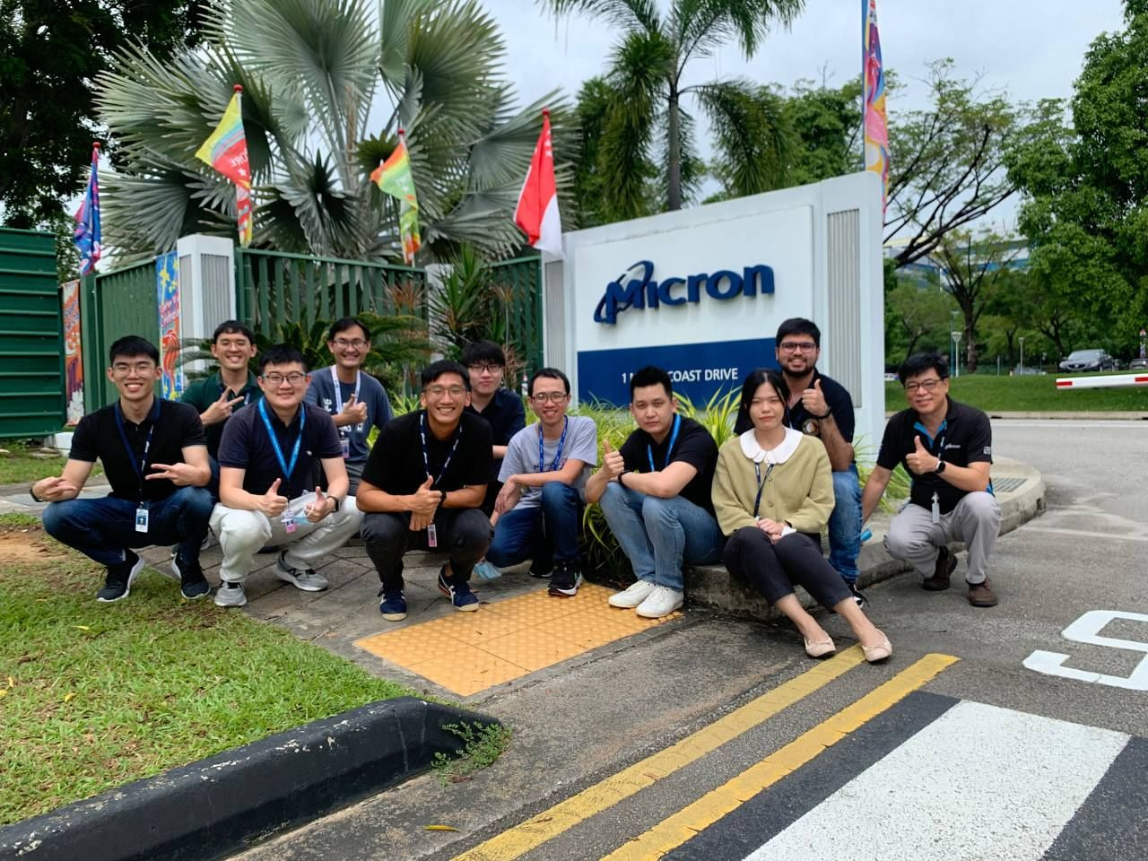 Ryan during his internship at Micron Technology